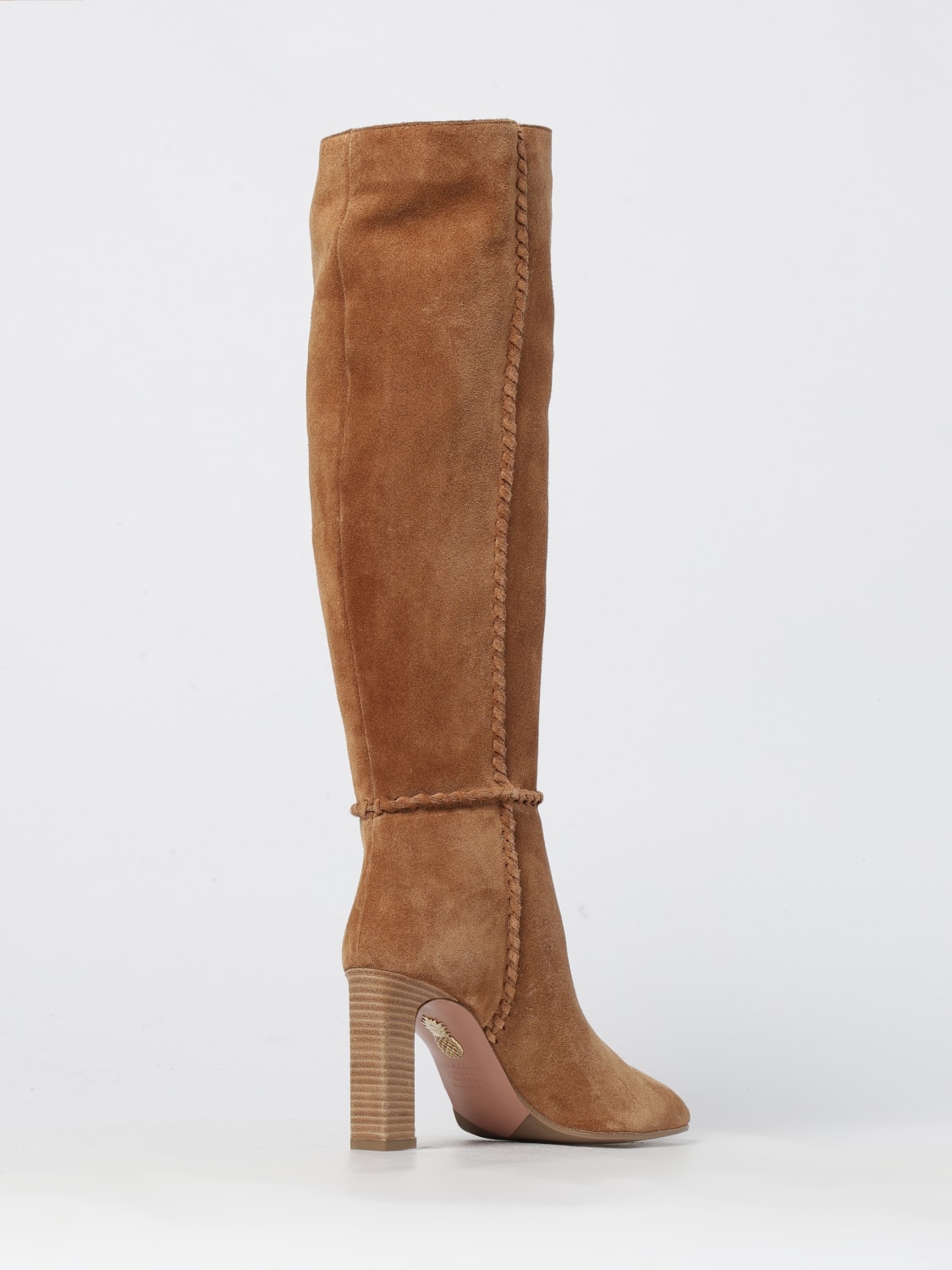 AQUAZZURA BOOTS: Shoes woman Aquazzura, Beige - Img 3