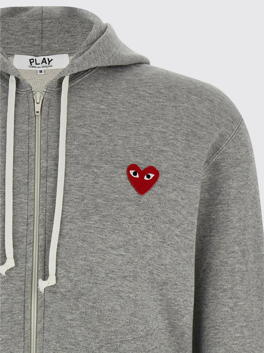 COMME DES GARÇONS PLAY SWEATSHIRT: Sweatshirt men Comme Des Garçons Play, Grey - Img 4