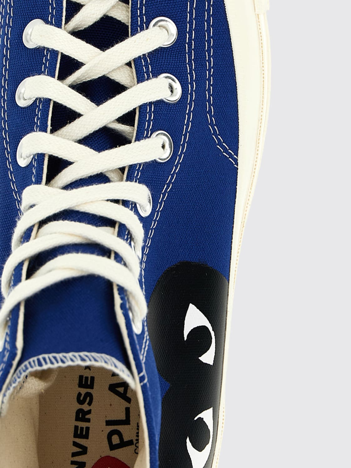 COMME DES GARÇONS PLAY X CONVERSE SNEAKERS: Sneakers herren Comme Des Garçons Play, Blau - Img 4