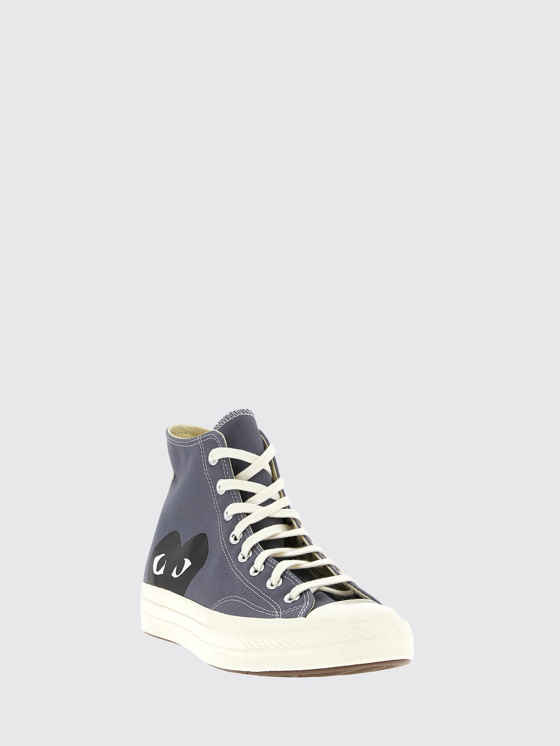 COMME DES GARÇONS PLAY X CONVERSE 运动鞋: 运动鞋 男士 Comme Des Garçons Play, 灰色 - Img 2