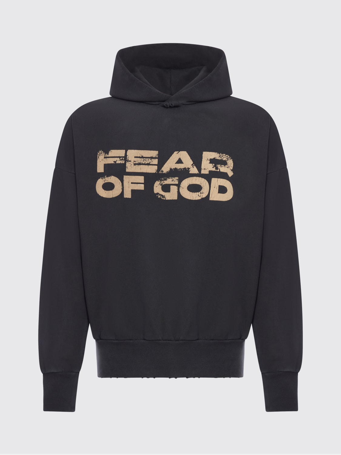 FEAR OF GOD FELPA: Felpa con cappuccio Fear Of God in cotone , Nero - Img 1