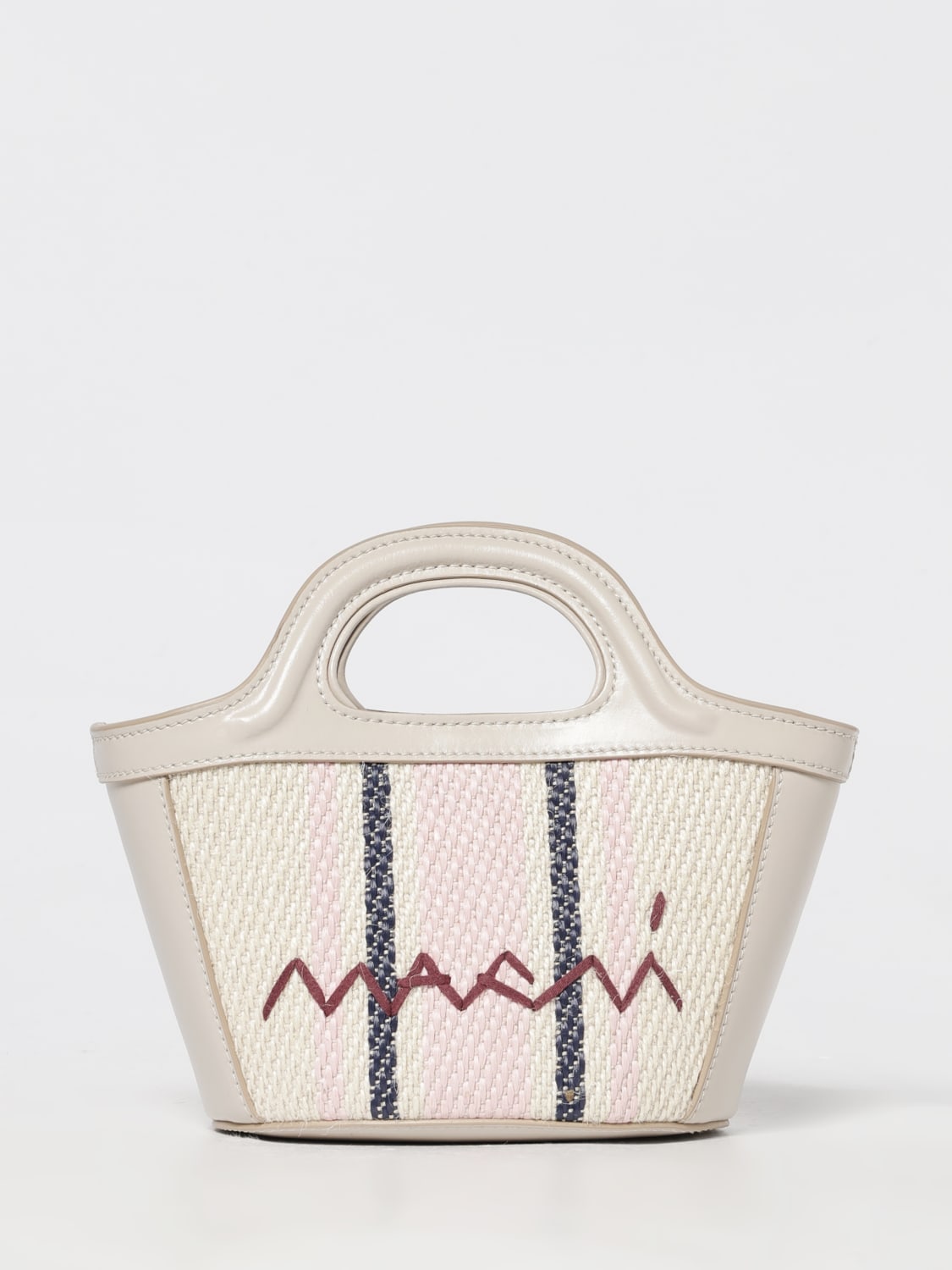MARNI MINI SAC: Sac porté épaule femme Marni, Blanc - Img 1