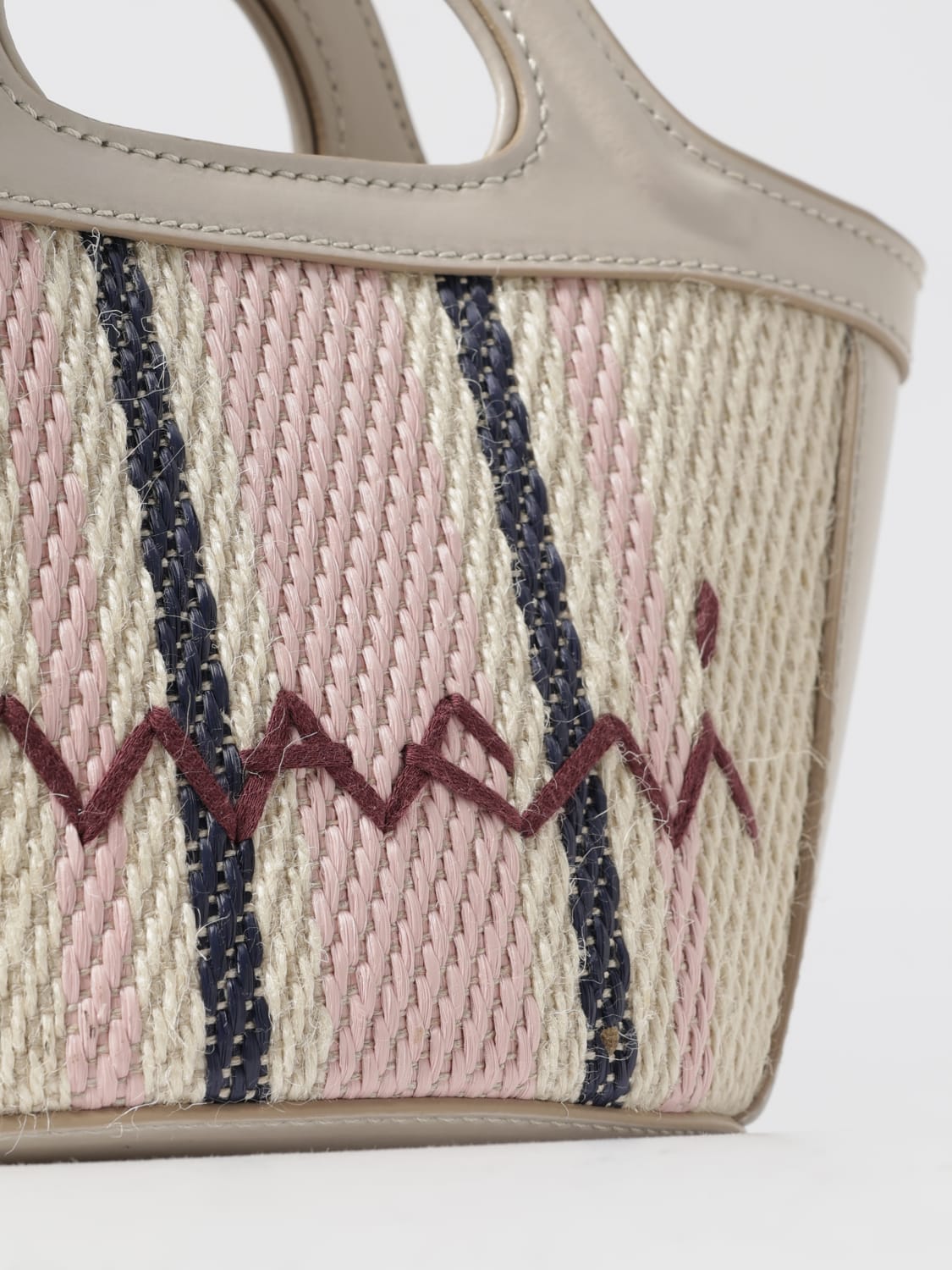 MARNI MINI SAC: Sac porté épaule femme Marni, Blanc - Img 4