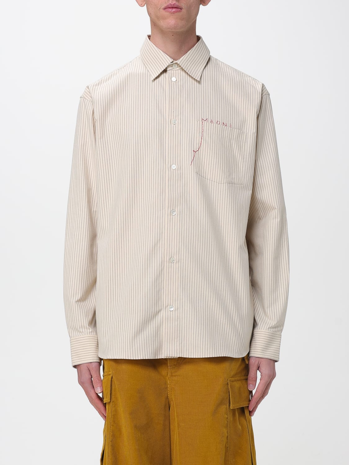 MARNI SHIRT: Shirt men Marni, Ivory - Img 1