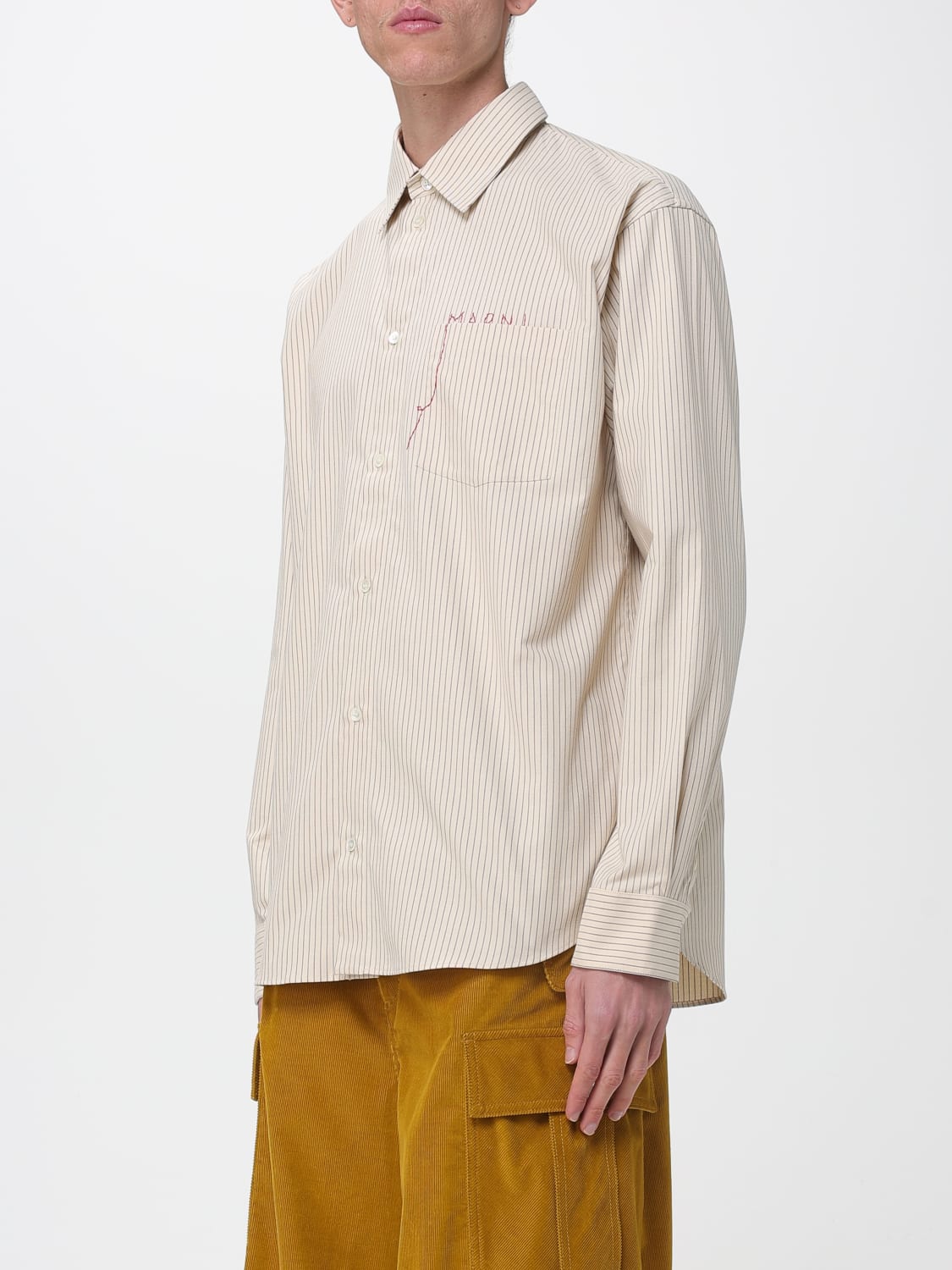MARNI SHIRT: Shirt men Marni, Ivory - Img 4