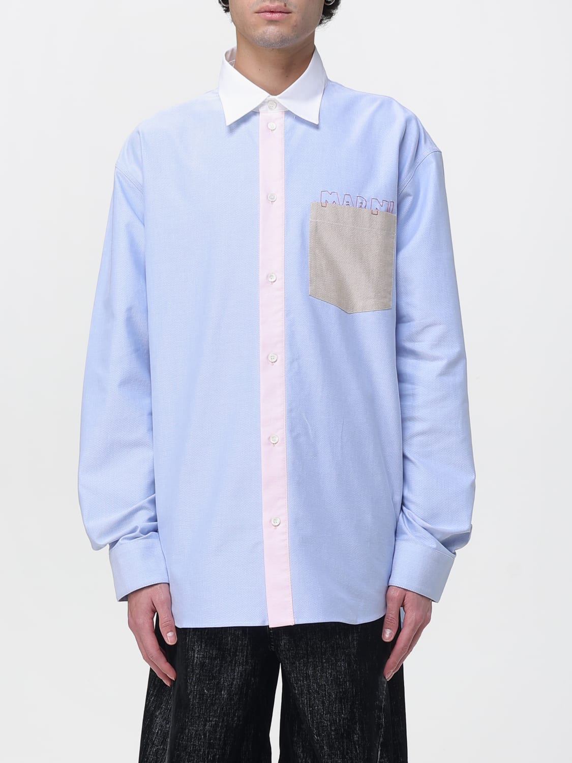 MARNI SHIRT: Shirt men Marni, Blue - Img 1