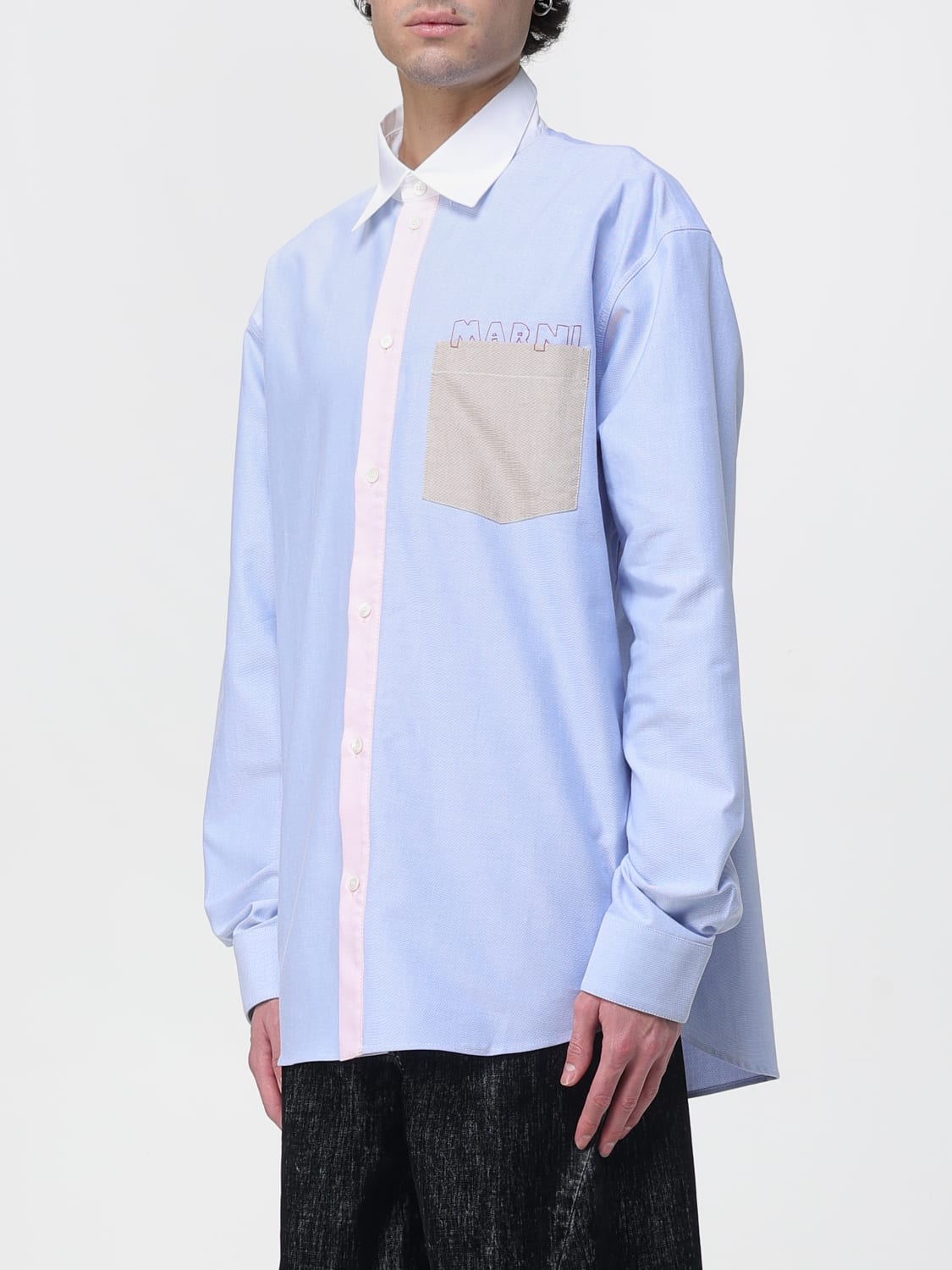 MARNI SHIRT: Shirt men Marni, Blue - Img 4