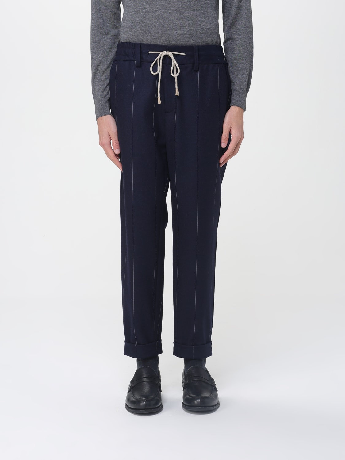 ELEVENTY PANTS: Pants men Eleventy, Blue - Img 1