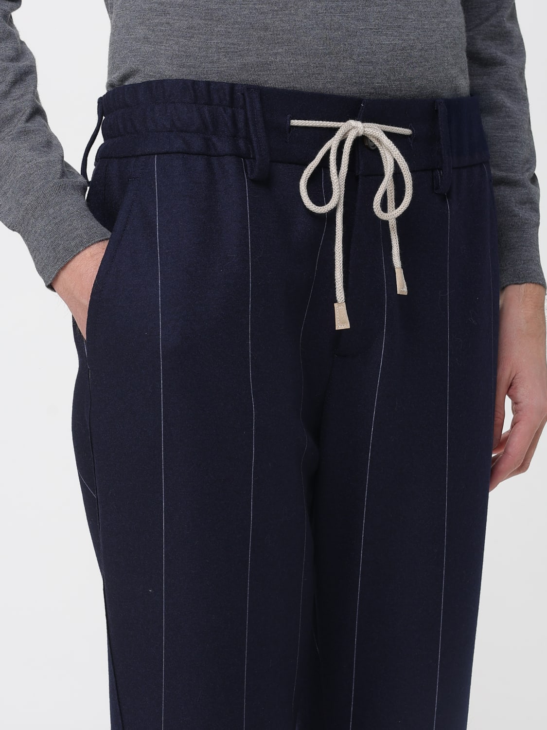 ELEVENTY PANTS: Pants men Eleventy, Blue - Img 4