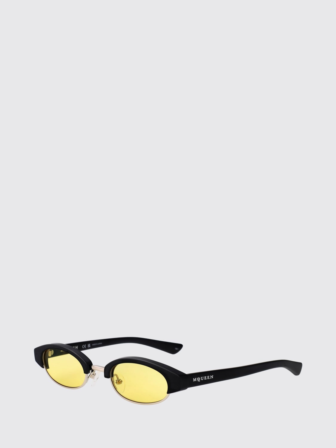 MCQUEEN SUNGLASSES: Sunglasses men McQueen, Black 1 - Img 1