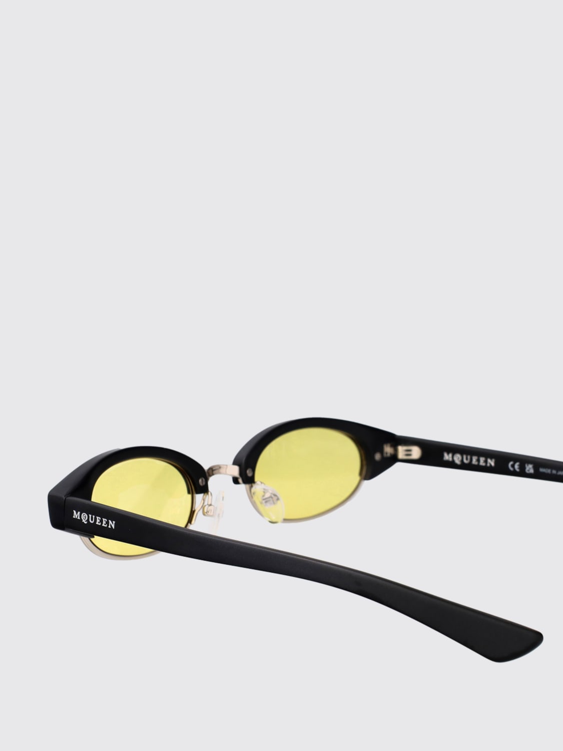 MCQUEEN SUNGLASSES: Sunglasses men McQueen, Black 1 - Img 4