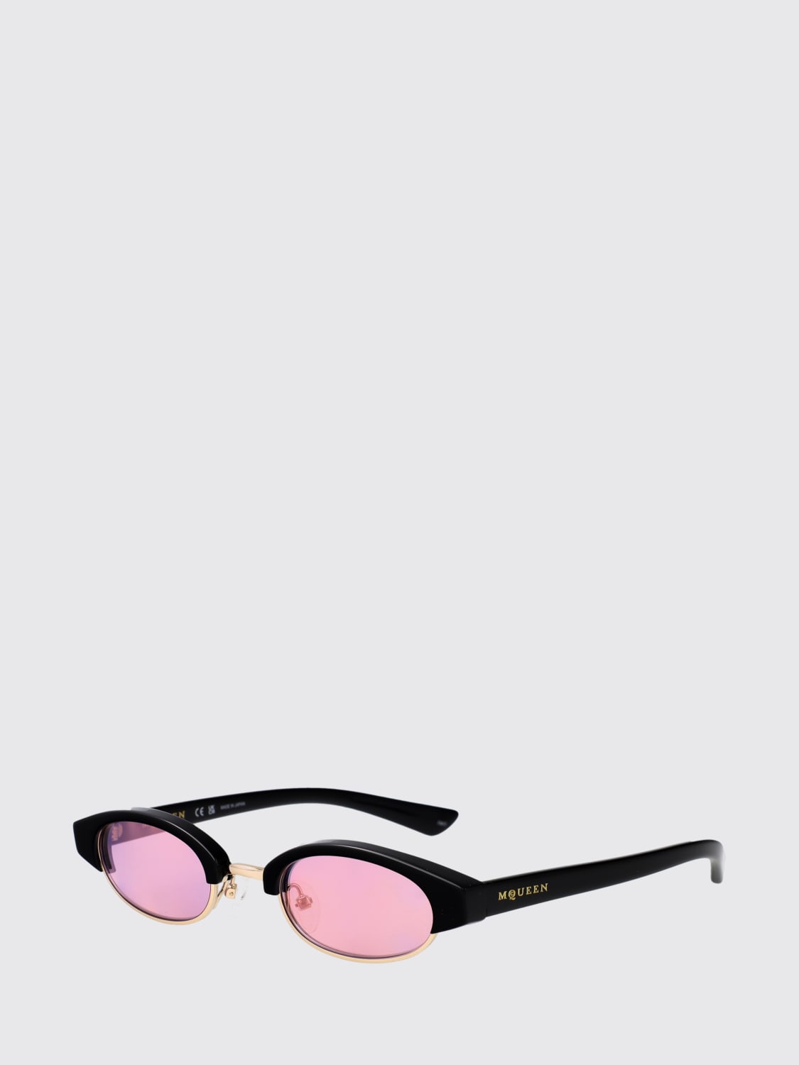 MCQUEEN SUNGLASSES: Sunglasses men McQueen, Black 2 - Img 1