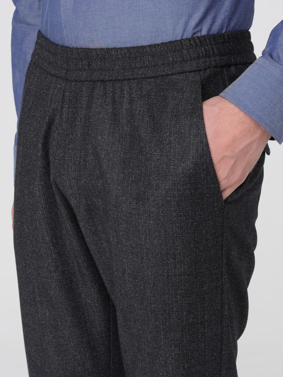 BARENA PANTS: Pants men Barena, Grey - Img 4