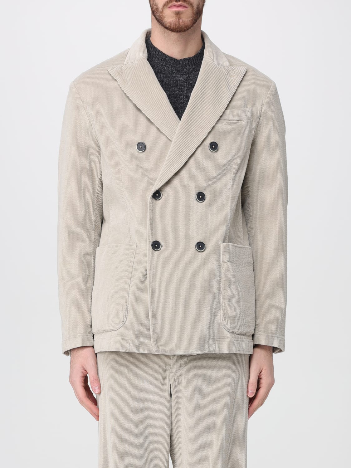 BARENA JACKET: Jacket men Barena, Grey - Img 1