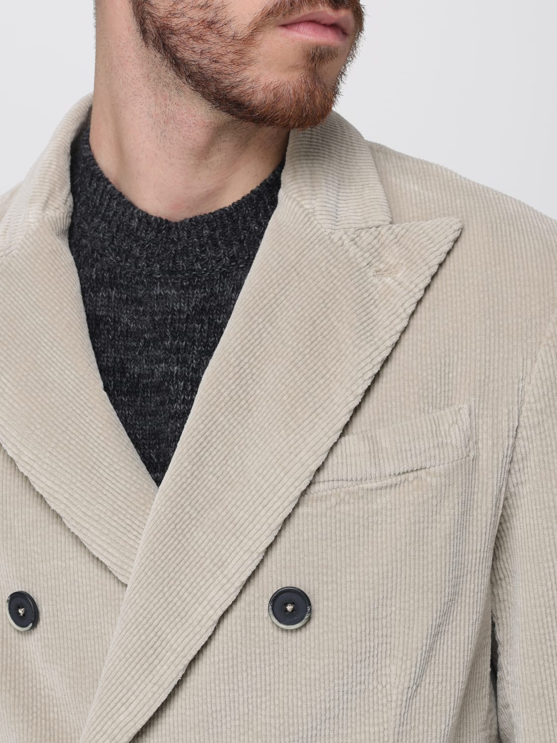 BARENA JACKET: Jacket men Barena, Grey - Img 4