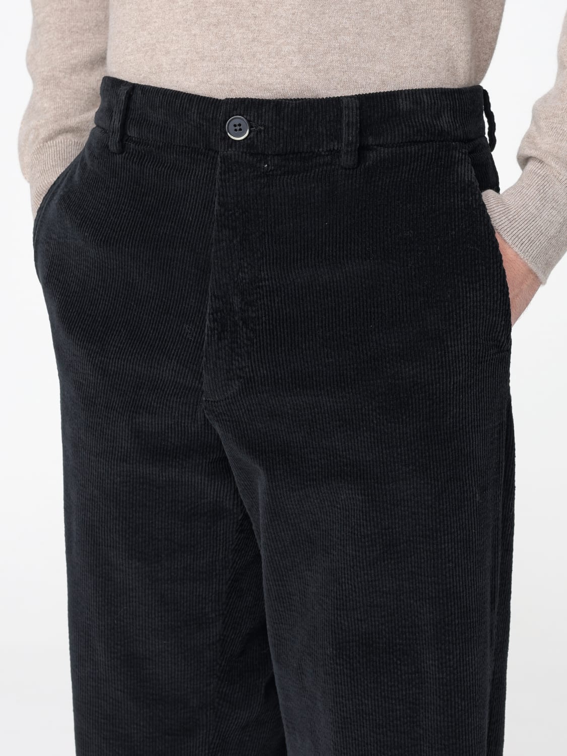 BARENA PANTS: Pants men Barena, Black - Img 3