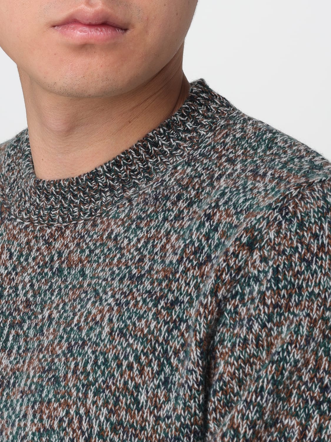 BARENA SWEATER: Sweater men Barena, Green - Img 3