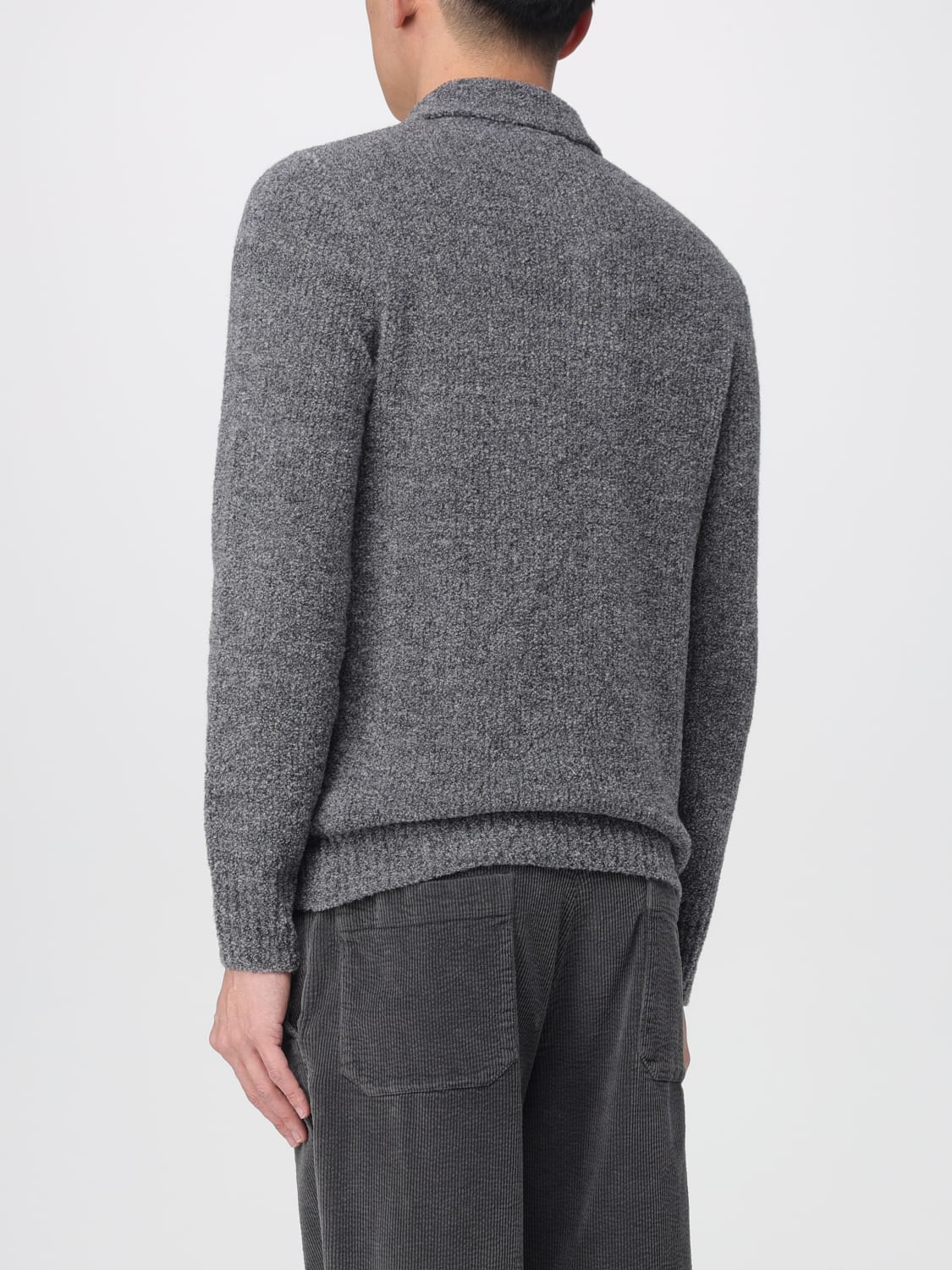 BARENA POLO SHIRT: Sweater men Barena, Grey - Img 3