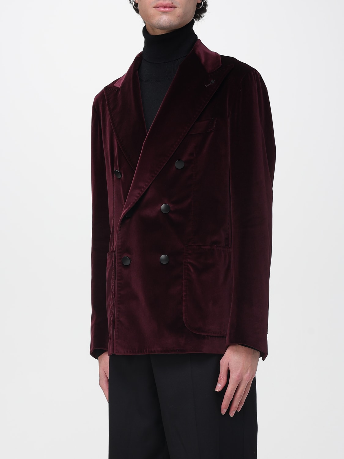 TAGLIATORE JACKET: Jacket men Tagliatore, Burgundy - Img 3