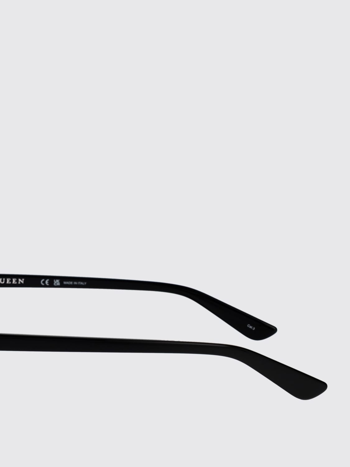 MCQUEEN GAFAS DE SOL: Gafas de sol mujer McQueen, Negro - Img 4