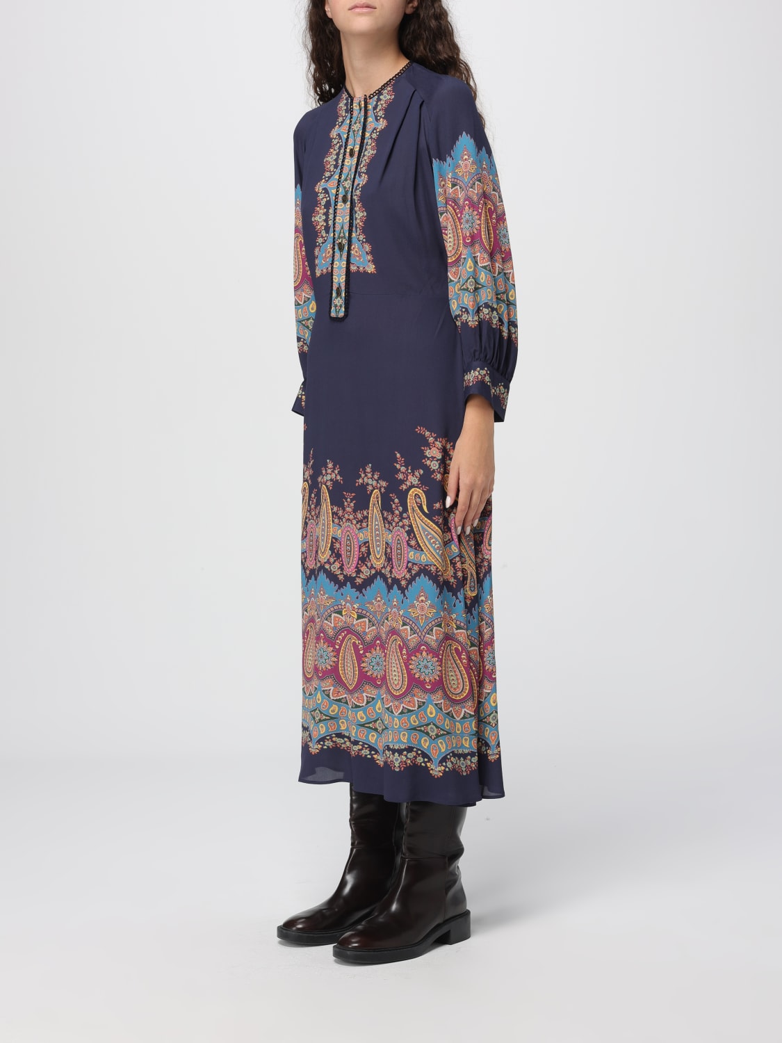 ETRO DRESS: Dress woman Etro, Blue - Img 3