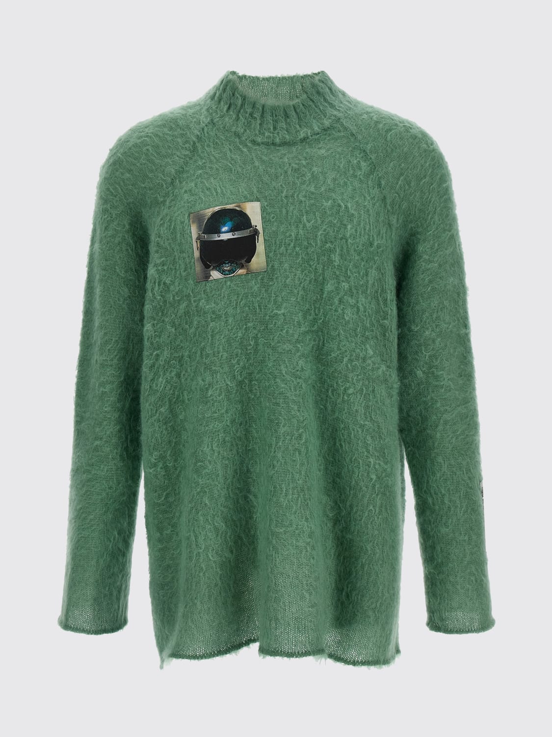UNDERCOVER SWEATER: Cardigan men Undercover, Green - Img 1