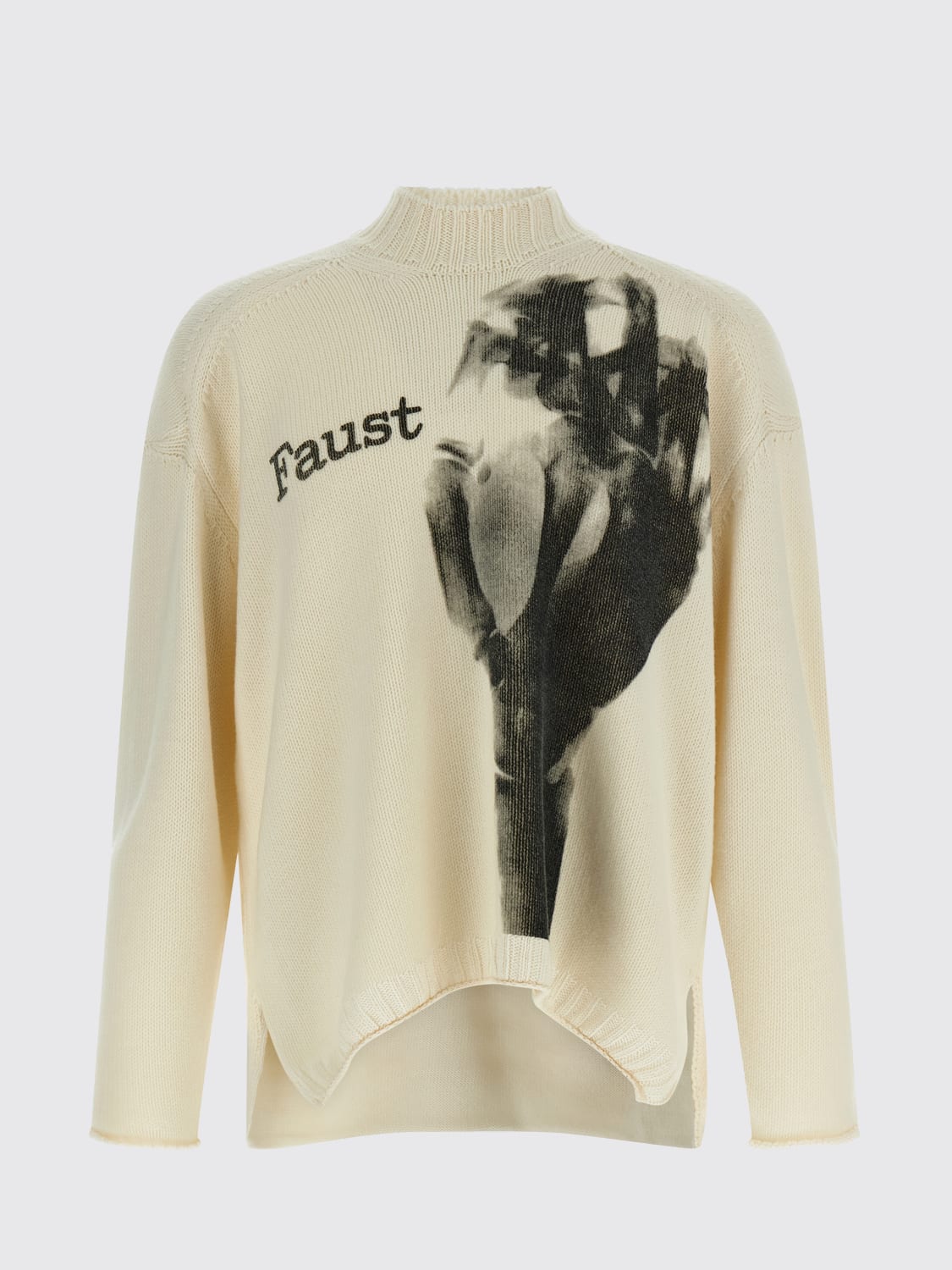 UNDERCOVER PULLOVER: Strickjacke herren Undercover, Weiß - Img 1