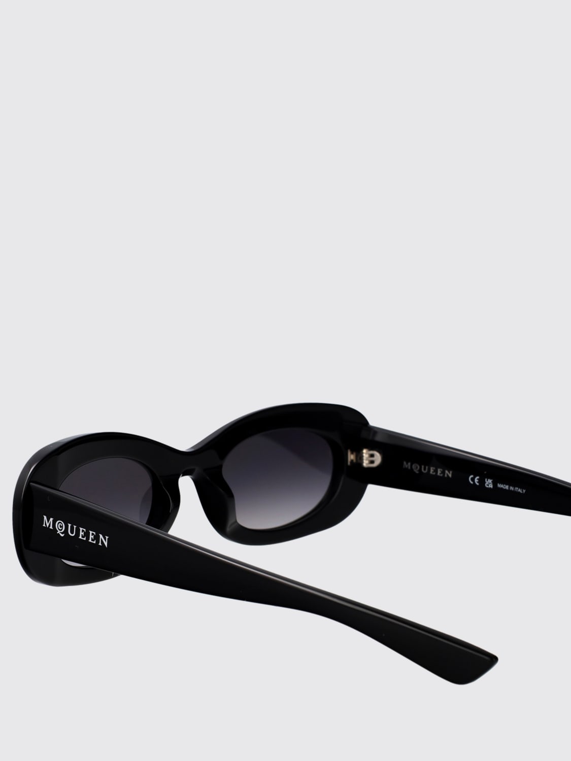 MCQUEEN SUNGLASSES: Sunglasses woman McQueen, Black - Img 3