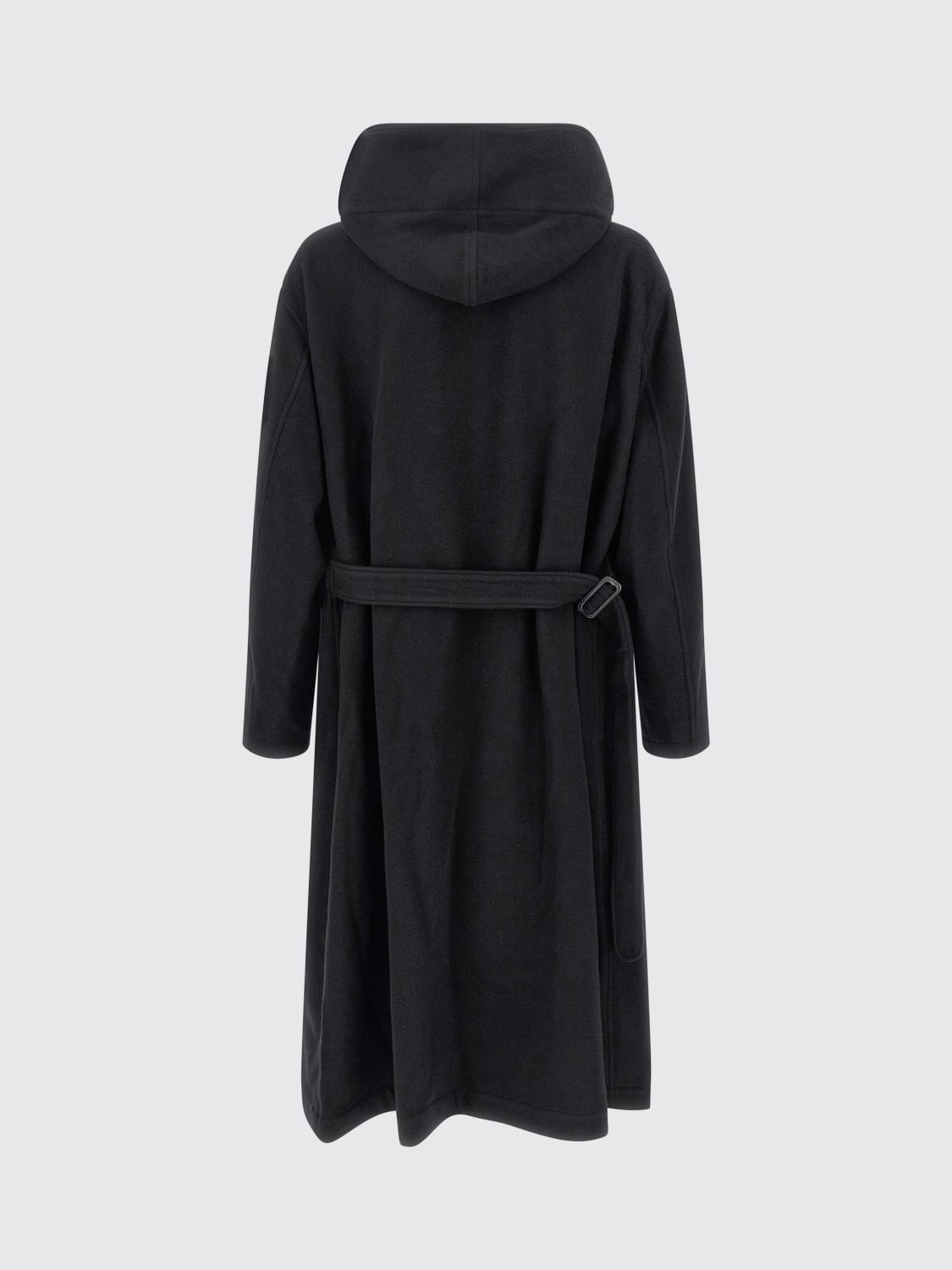 YOHJI YAMAMOTO COAT: Trench coat men Yohji Yamamoto, Black - Img 3