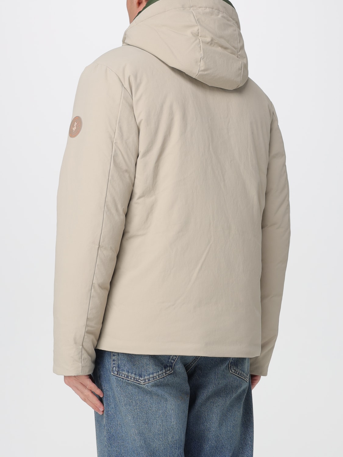 SAVE THE DUCK CAPPOTTO: Parka con cappuccio Save The Duck, Beige - Img 2