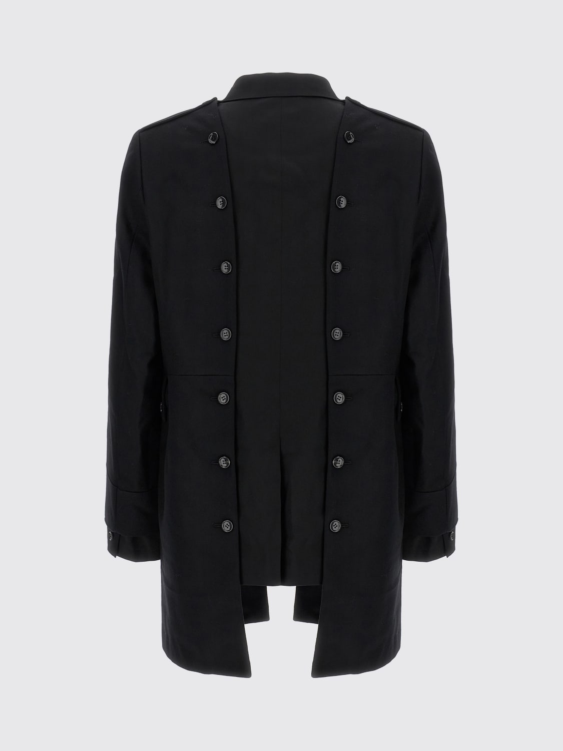 COMME DES GARÇONS HOMME PLUS JACKET: Trench coat men Comme Des Garçons Homme Plus, Black - Img 2