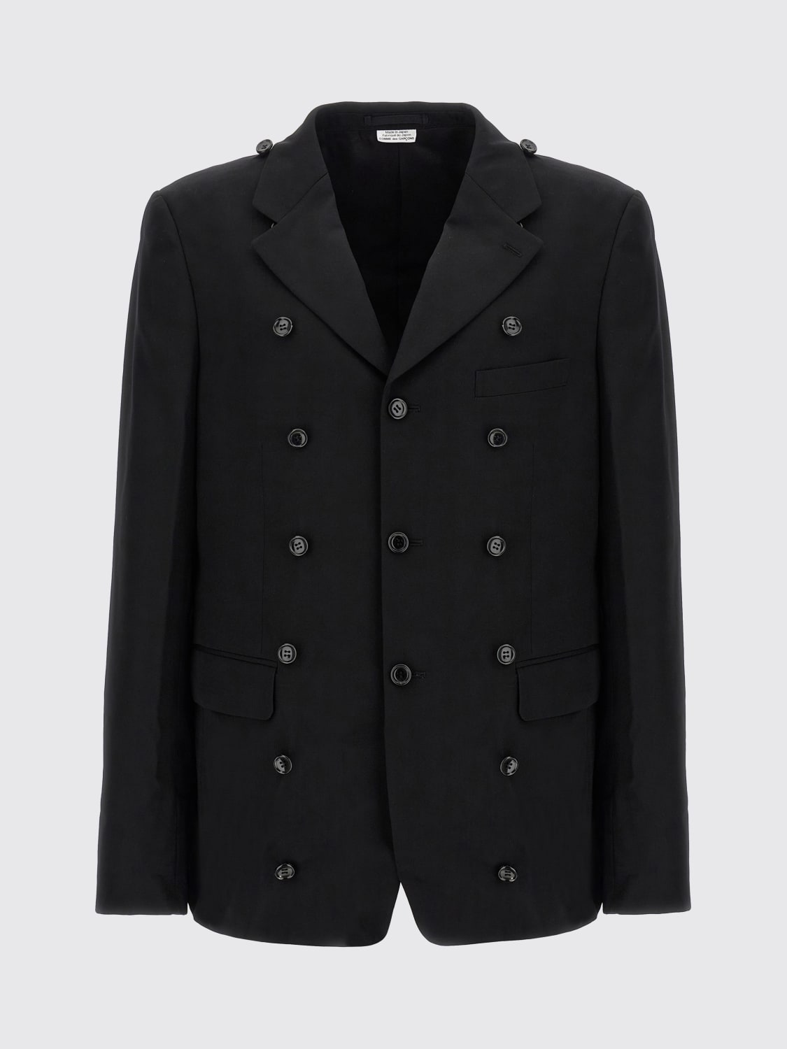 COMME DES GARÇONS HOMME PLUS JACKET: Trench coat men Comme Des Garçons Homme Plus, Black - Img 3