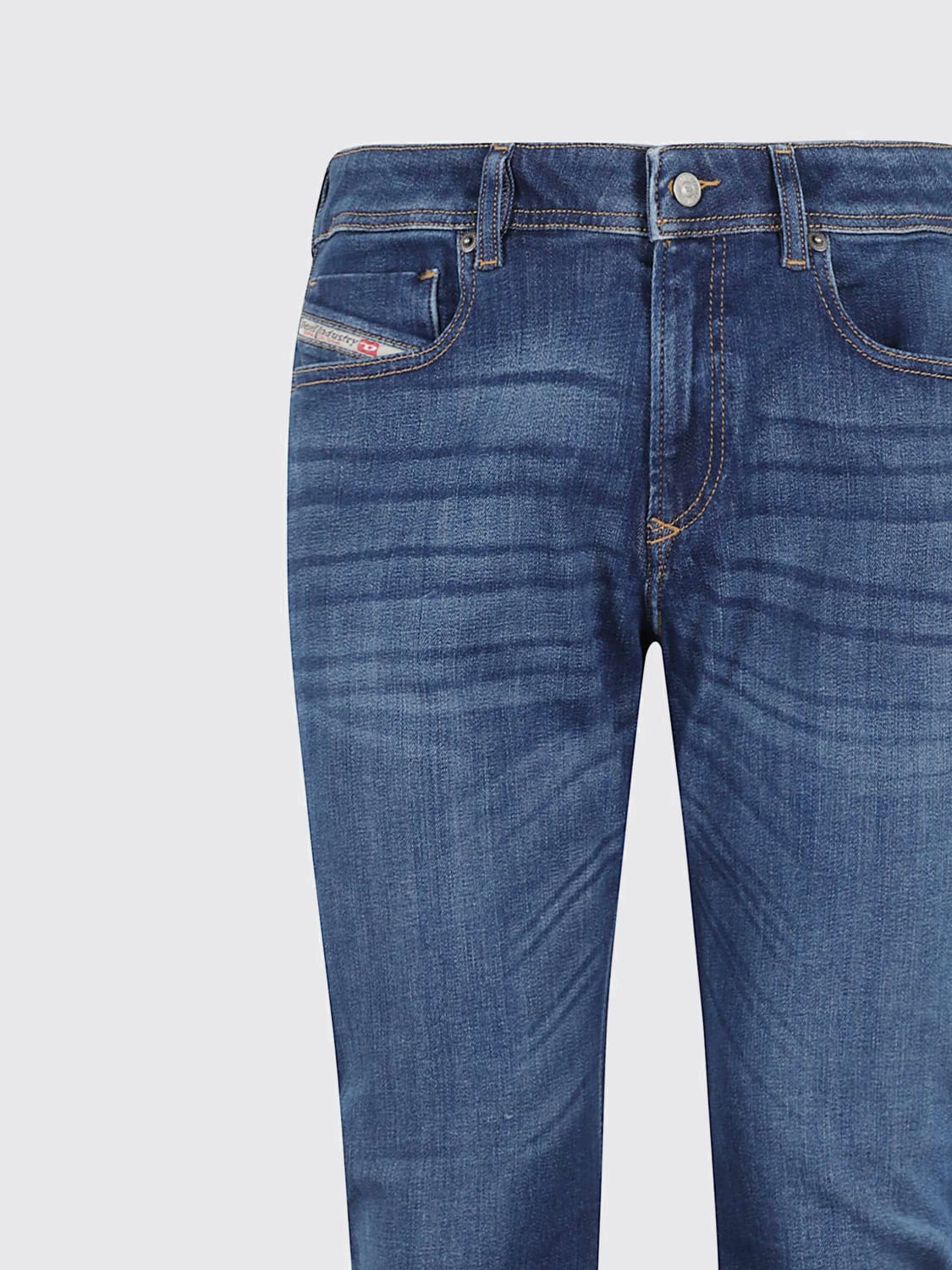 DIESEL JEANS: Jeans hombre Diesel, Azul Oscuro - Img 3