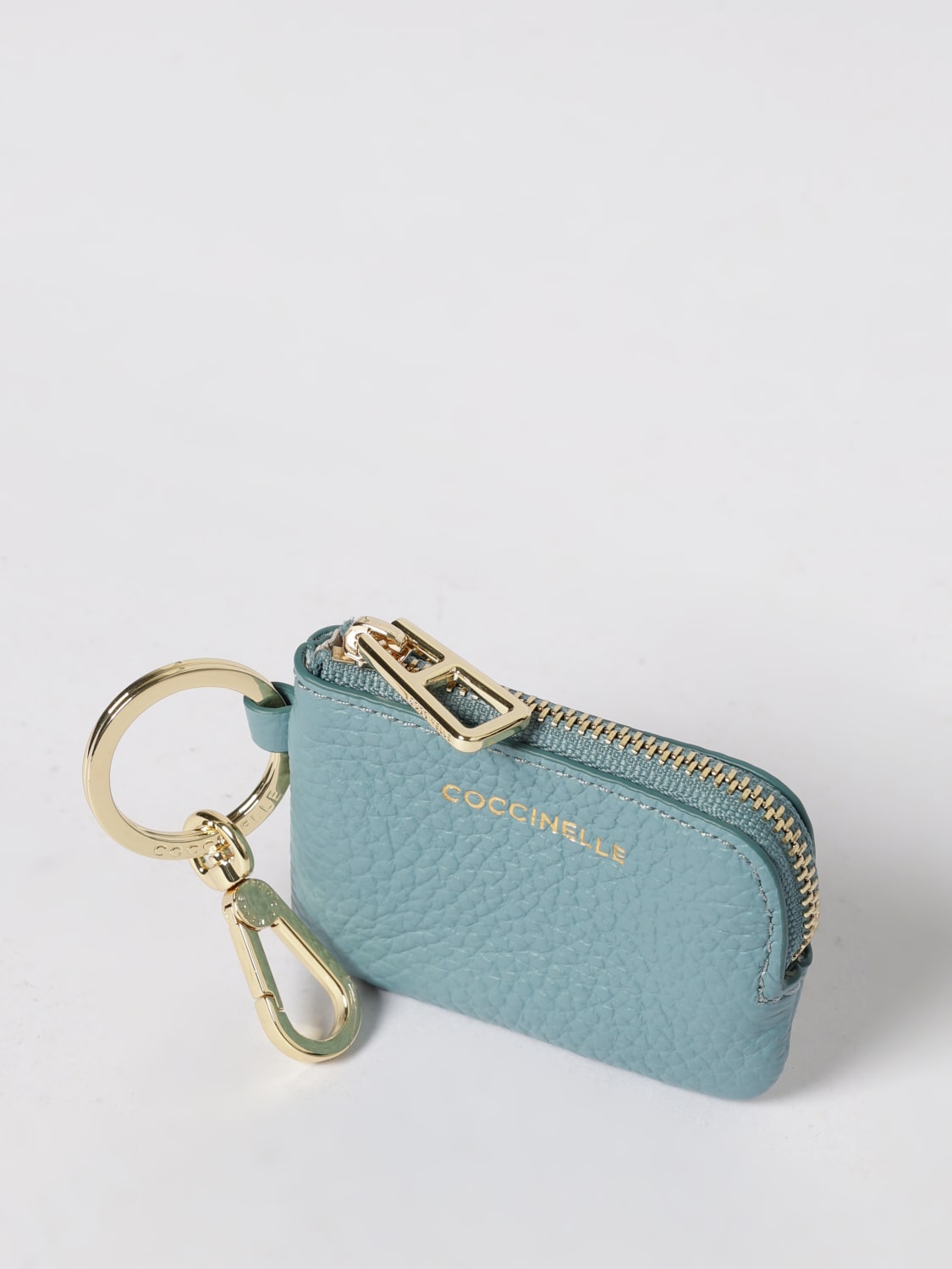 COCCINELLE PORTE-CLÉS: Sac porté épaule femme Coccinelle, Bleu - Img 2