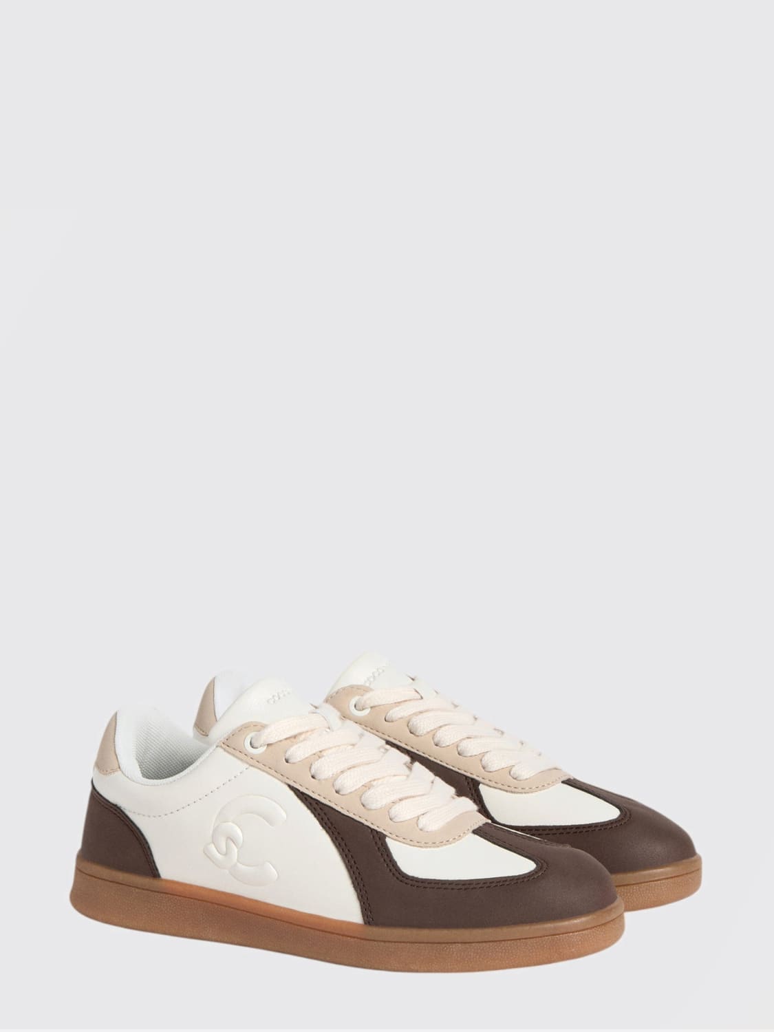 COCCINELLE SNEAKERS: Sneakers C-Style 90 Coccinelle in pelle , Bianco - Img 2