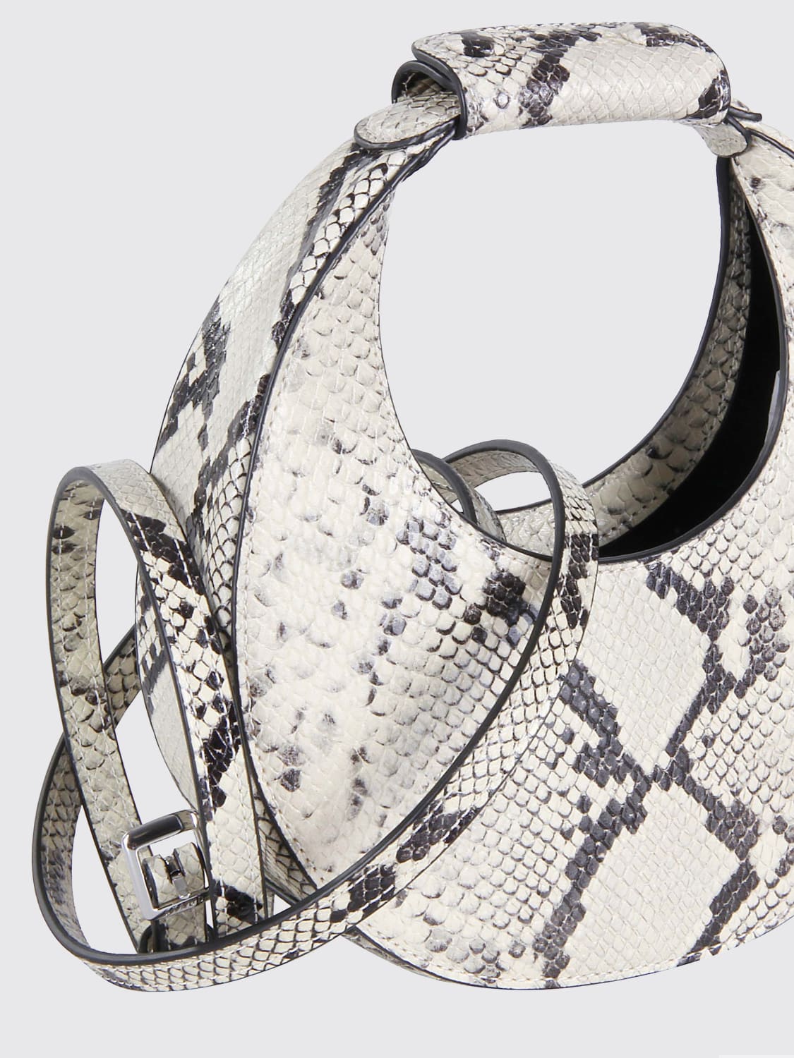 STAUD MINI BAG: Shoulder bag woman Staud, White - Img 3