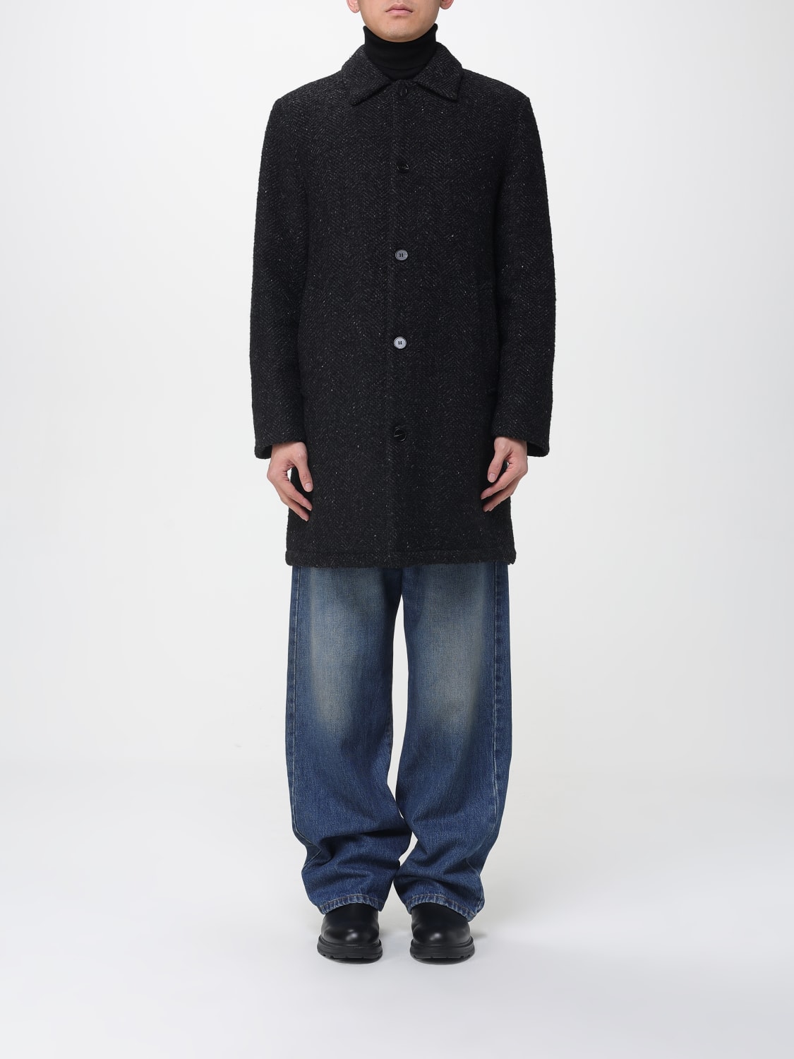 PALTÒ COAT: Coat men PaltÒ, Black 1 - Img 1