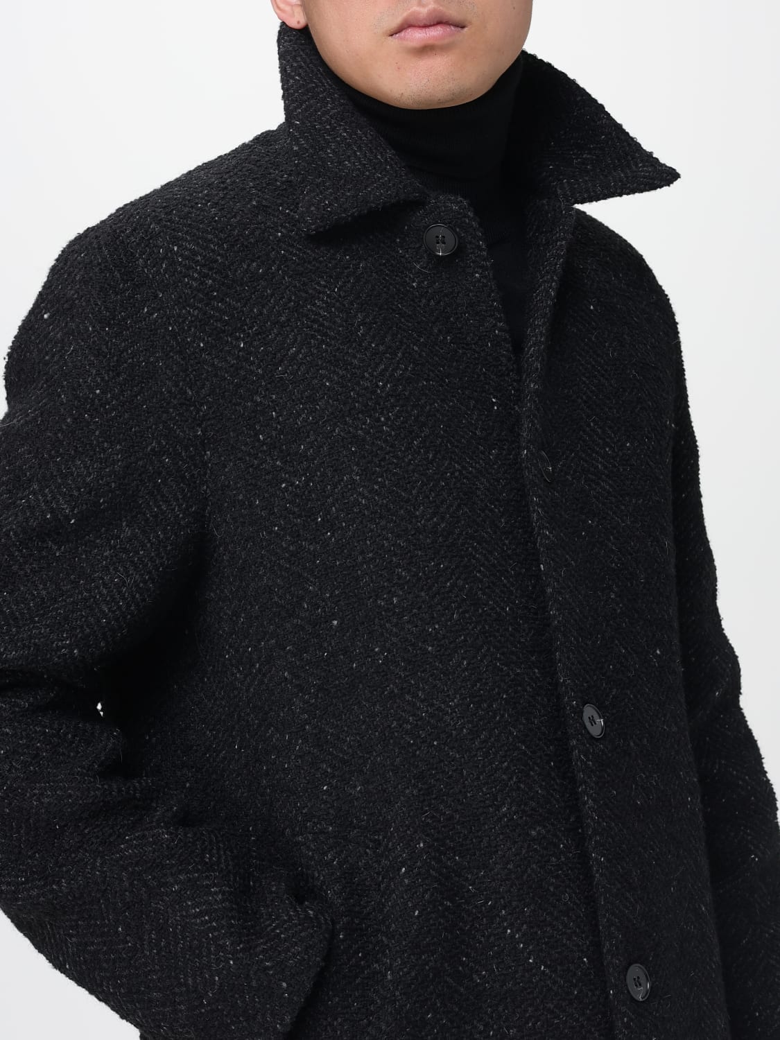 PALTÒ COAT: Coat men PaltÒ, Black 1 - Img 4