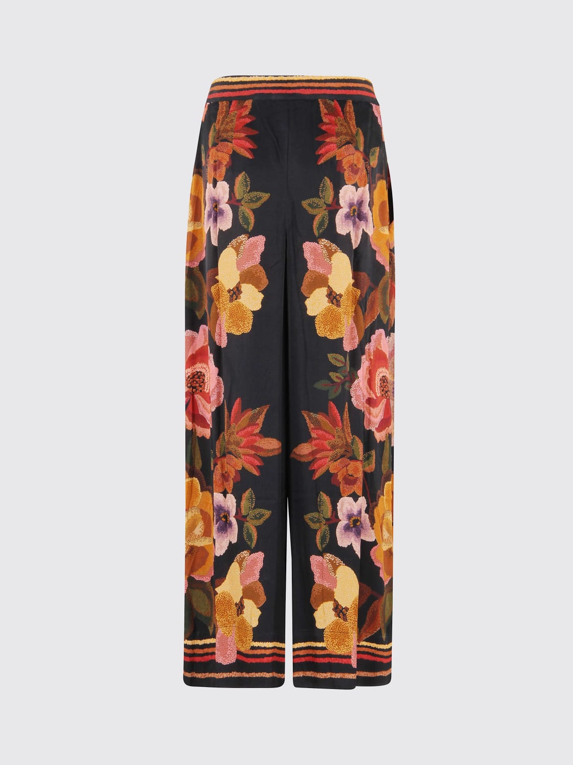 FARM RIO PANTALONI: Pantaloni palazzo Farm Rio in viscosa stampata , Fantasia - Img 2