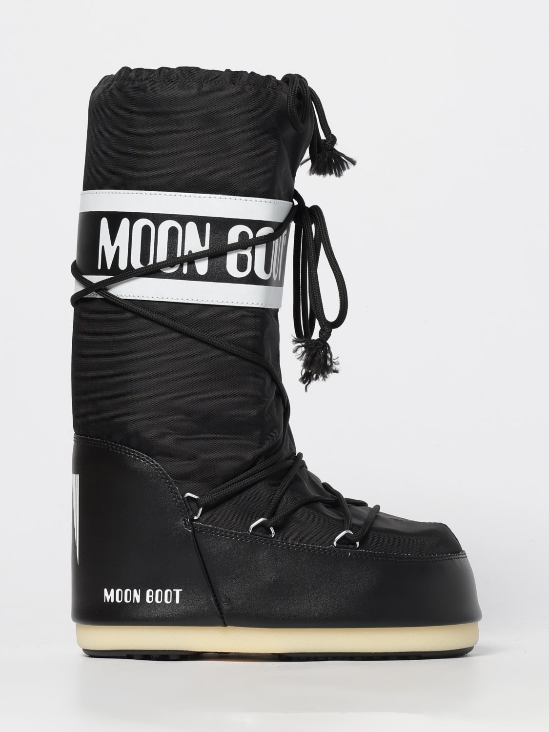 MOON BOOT BOOTS: Flat ankle boot woman Moon Boot, Black - Img 1