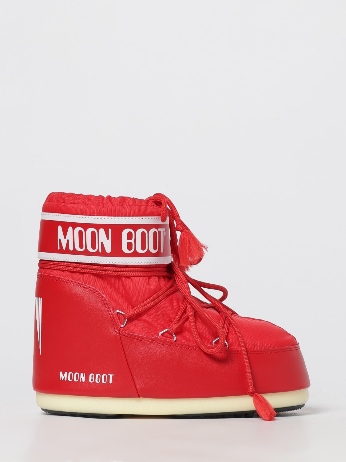 MOON BOOT BOOTS: Flat ankle boot woman Moon Boot, Red - Img 1