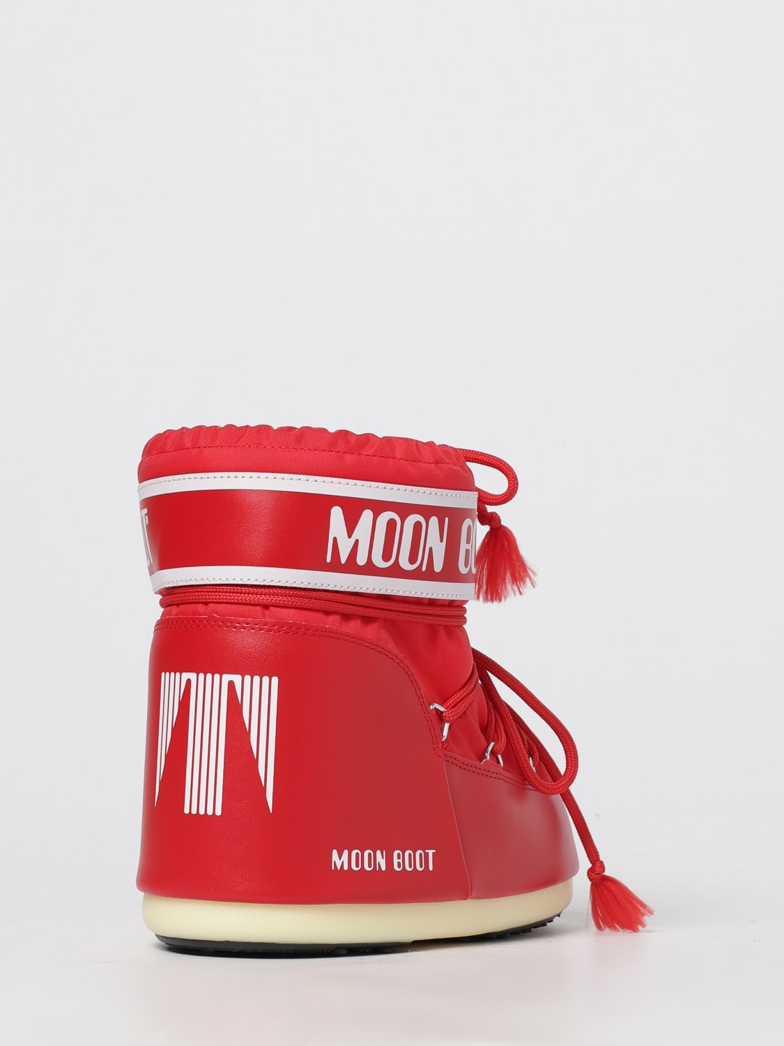 MOON BOOT BOOTS: Flat ankle boot woman Moon Boot, Red - Img 3