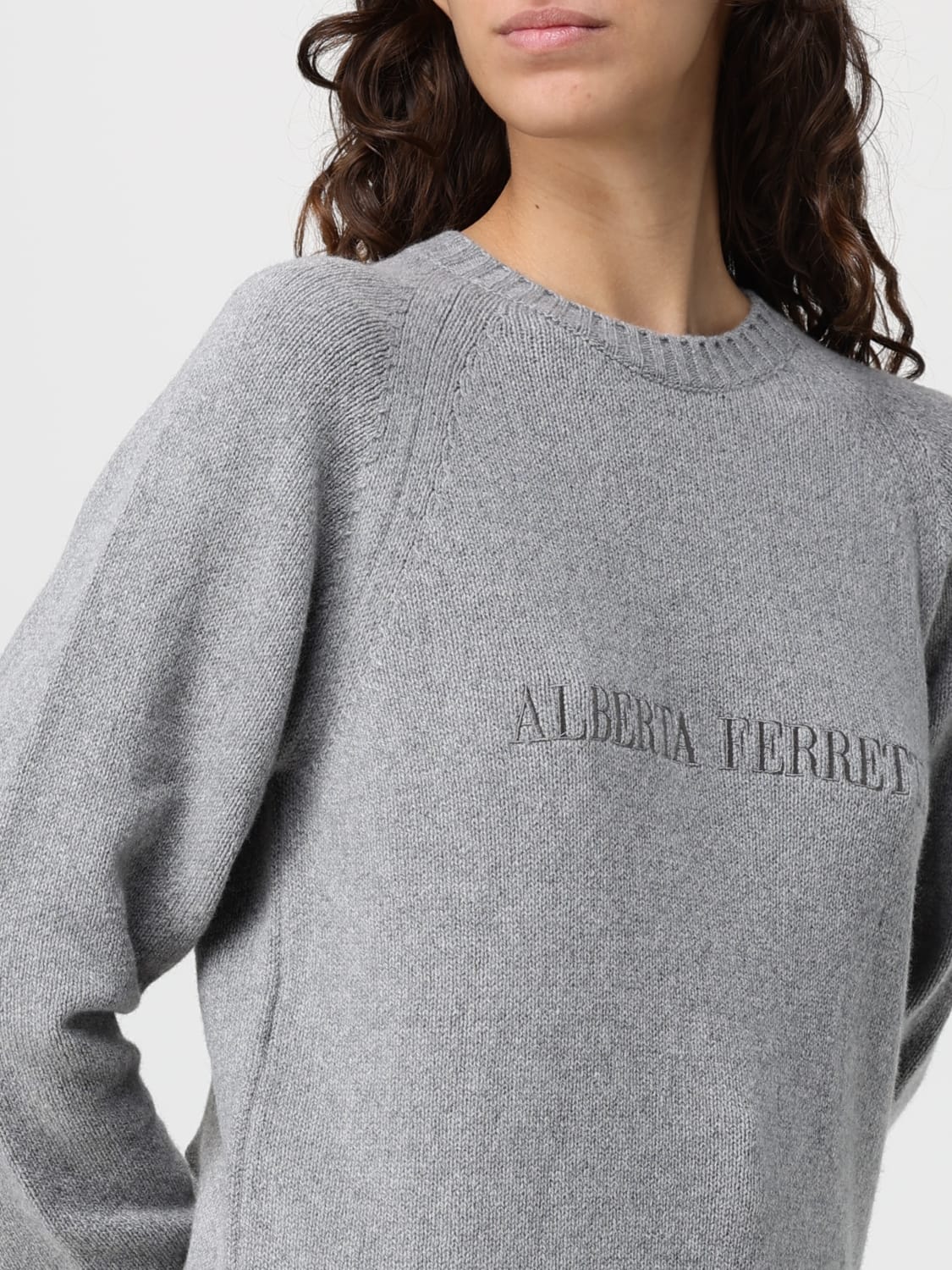 ALBERTA FERRETTI PULLOVER: Pullover damen Alberta Ferretti, Grau - Img 5