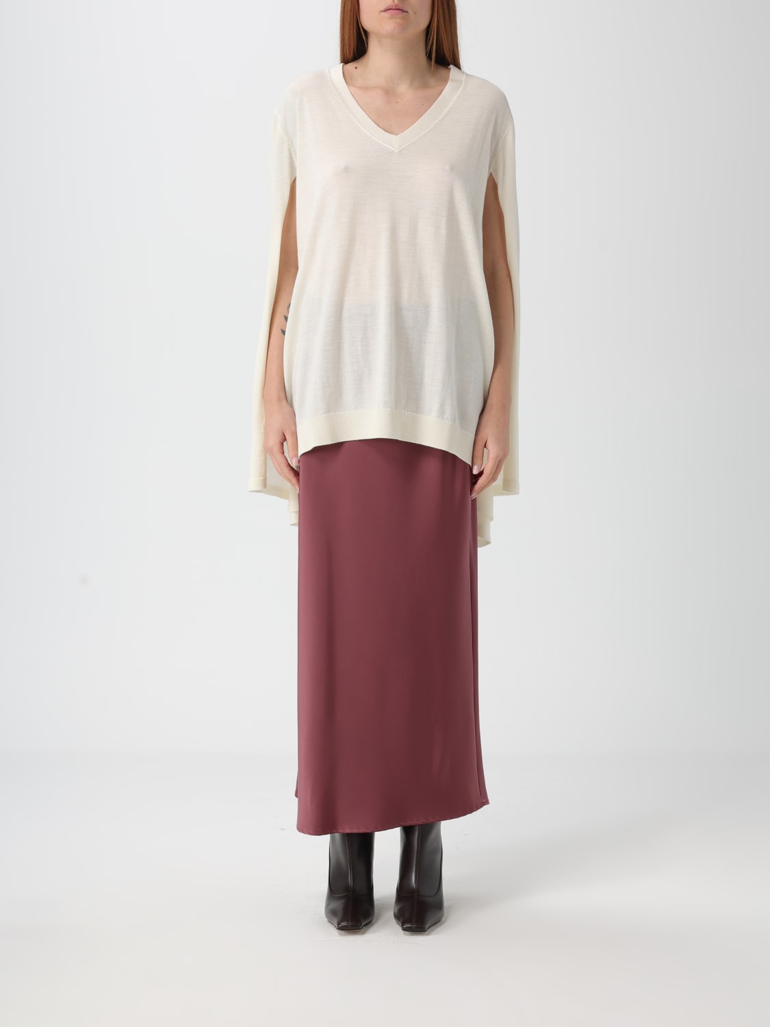 ALBERTA FERRETTI PULLOVER: Pullover damen Alberta Ferretti, Weiß - Img 1