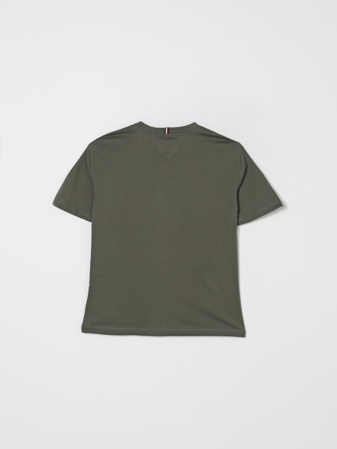 TOMMY HILFIGER T-SHIRT: T-shirt Tommy Hilfiger in cotone con flag , Verde - Img 2