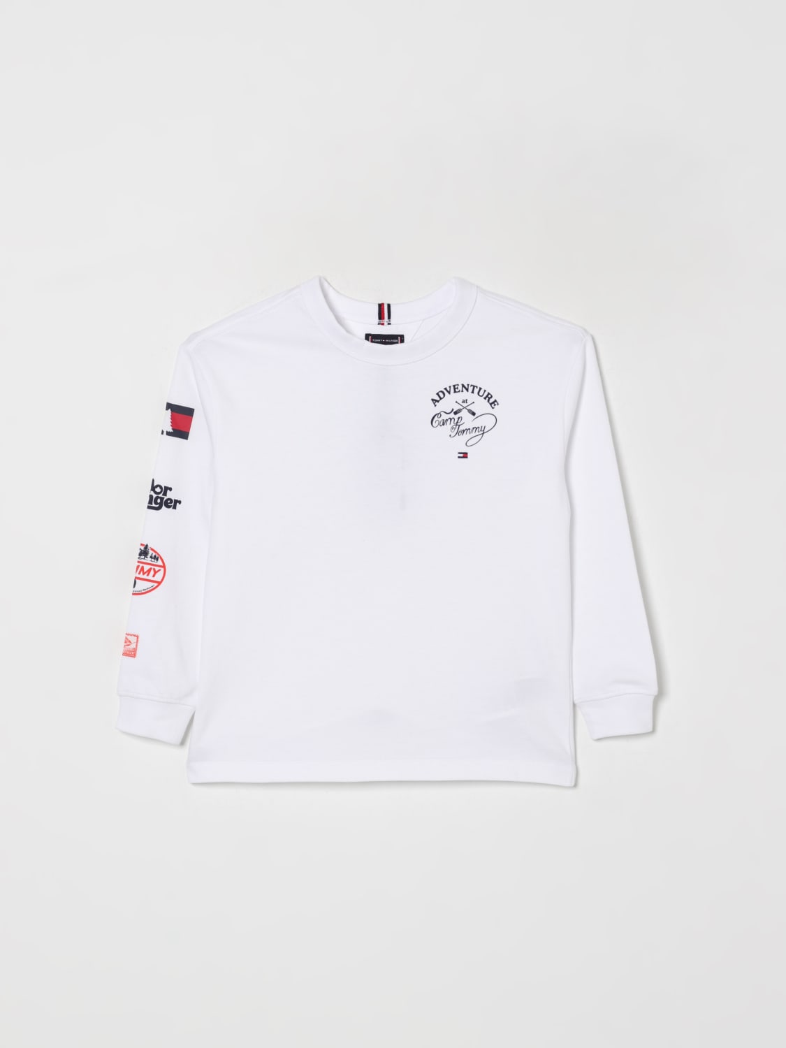 TOMMY HILFIGER SWEATER: Sweater kids Tommy Hilfiger, White - Img 1