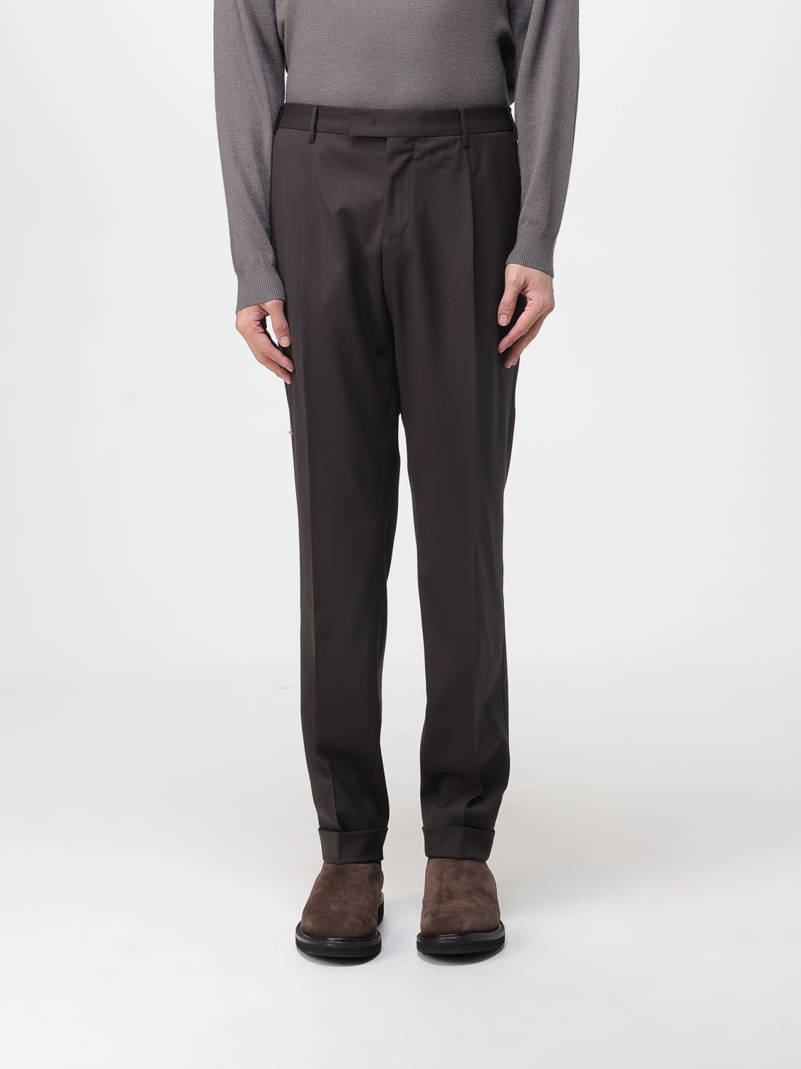 PT01 PANTS: Pants men Pt01, Brown - Img 1