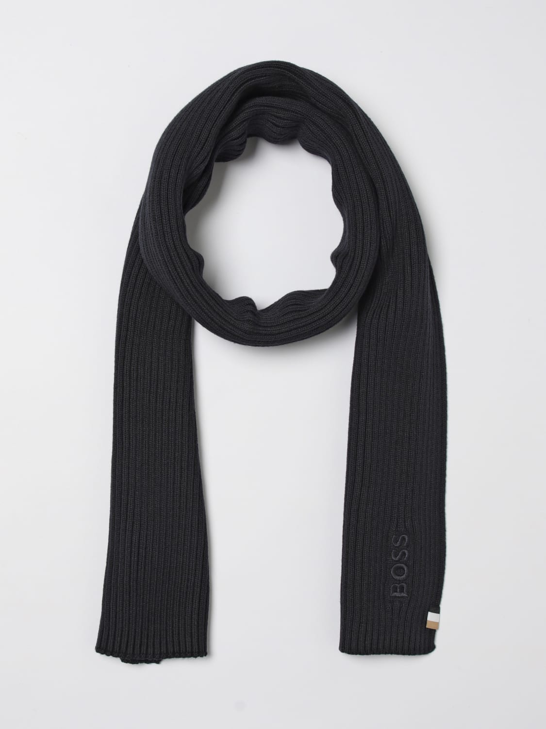 BOSS 围巾: 围巾 男士 Boss, 蓝色 - Img 2