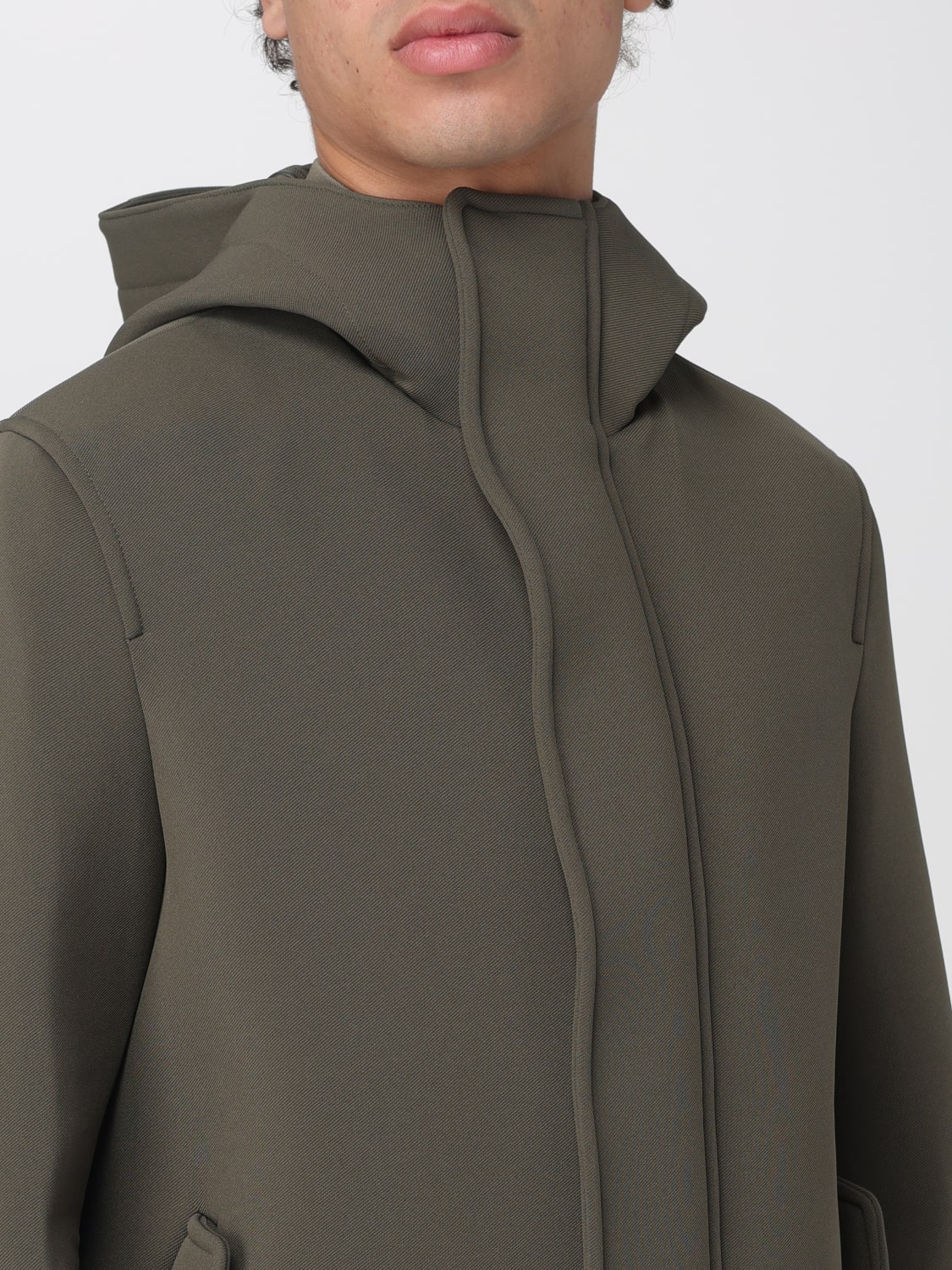 MANUEL RITZ COAT: Coat men Manuel Ritz, Green - Img 4