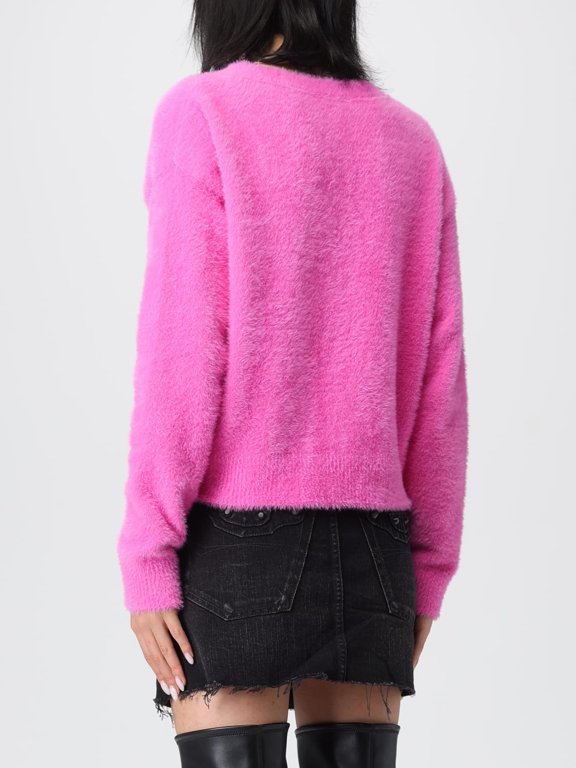 BALENCIAGA PULLOVER: Strickjacke damen Balenciaga, Pink - Img 3